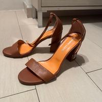 Sandali alti pelle Mauro Leone