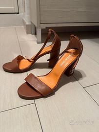 Sandali alti pelle Mauro Leone