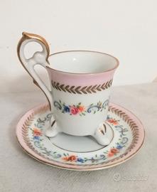 Tazza antica da collezione dipinta a mano 