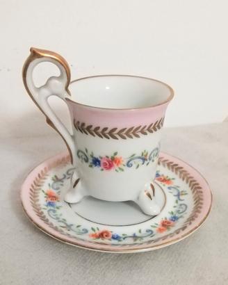 Tazza antica da collezione dipinta a mano 