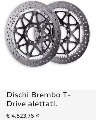 Dischi brembo T-drive SBK Panigale V4 R S
