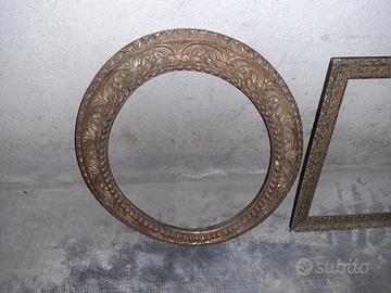 antiche cornici legno   foglia oro