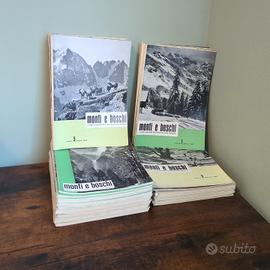 Lotto 47 Monti e Boschi riviste vintage 1952 1962