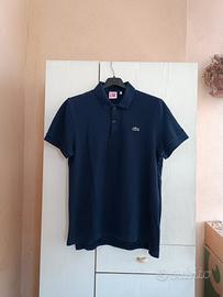 Polo Lacoste 5 Navy Casual Cotton Moda Streetwear 