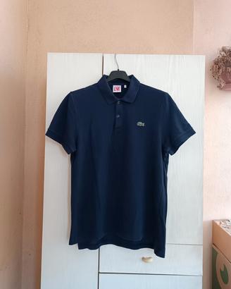 Polo Lacoste 5 Navy Casual Cotton Moda Streetwear 