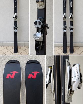 Sci Nordica 180cm con attacchi salomon 900S carbon