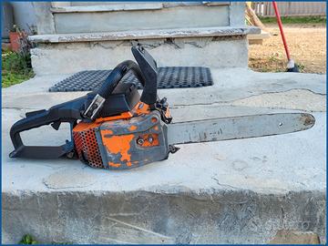 Motosega Oleo-Mac 340 — assetto motore fase di con