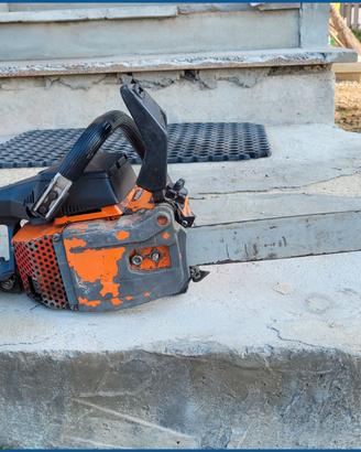 Motosega Oleo-Mac 340 — assetto motore fase di con