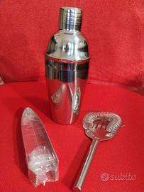 Shaker cocktail set 3 pezzi