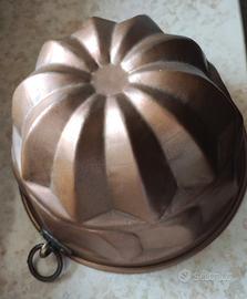 Stampo da budino in rame 