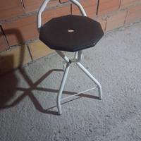 Sgabelli pieghevoli a tre piedi (5 pezzi)