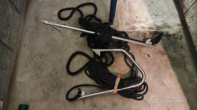 Asta raffio e arpione volante