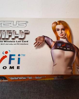 Scheda wireless ASUS WiFi-b 802.11b con antenna