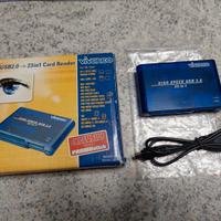 CARD READER- LETTORE SCHEDE USB2.0 >23 /1 -VIVANCO