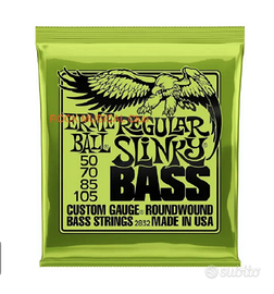 ERNIE BALL SLINKY 4 corde basso elettrico NUOVE