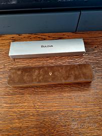Box Brown Bulova Orologi Vintage 
