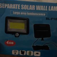 Lampada solare potente con pannello solare con Pir