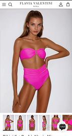 Bikini Set Ruchè Alto in Vita- Ciringuito