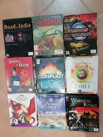 videogiochi big box pc cd rom giochi in scatola