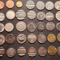 35 gettoni d'epoca Sale giochi o giochi di strada