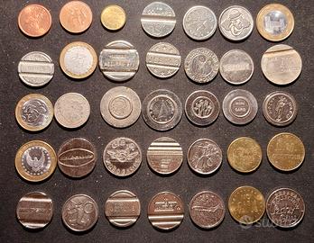 35 gettoni d'epoca Sale giochi o giochi di strada