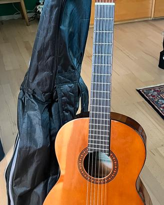 Chitarra piccola , cistodia e appoggio