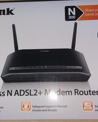 Modem Router D-Link N300 ADSL2