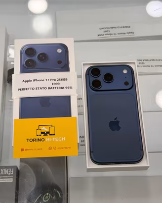 Apple iPhone 17 Pro 256GB - STATO BATTERIA 96%