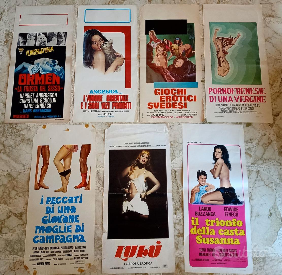 locandine film sexy hard erotici anni 70 - Musica e Film In vendita a Roma