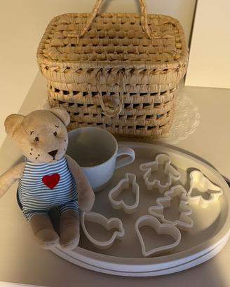 Tazza Ikea orsetto Ikea vassoio e taglia biscotti