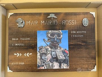 Crest personalizzabile 9°reggimento col moschin