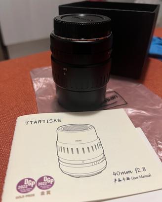TTArtisan 40mm F2.8 Macro 1:1 – Micro 4/3