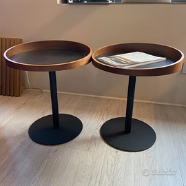 Tavolino in legno Julia con base