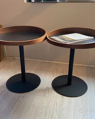 Tavolino in legno Julia con base