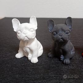 Sculture BULLDOG in pietra fatte a mano