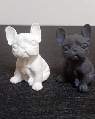 Sculture BULLDOG in pietra fatte a mano