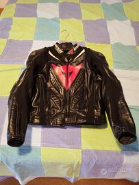 Tuta pell Dainese 48 + sottotuta + kit pulizia