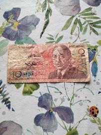 10 dirham marocchino banconota