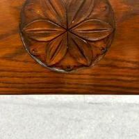 Sedie n.6 in legno massello con intarsio 