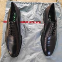 Prada Derby Pelle Nera Uomo