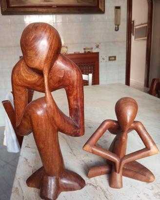 SCULTURE IN LEGNO 