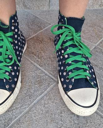 Scarpe converse bicolore