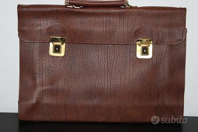 Borsa 24 ore in pelle morbida 1970 Made in Italy
