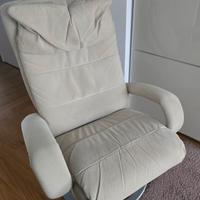 Poltrona in alcantara Three