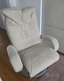 Poltrona in alcantara Three