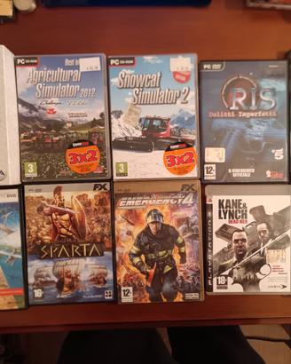 10 giochi (9 PC, 1ps3)