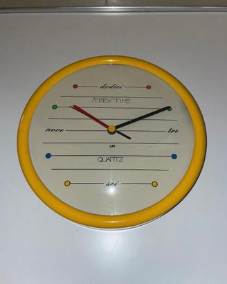 ARTEX TIME OROLOGIO DESIGN DA PARETE ANNI '80