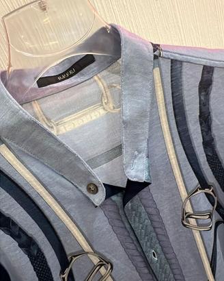 Gucci camicia seta e cotone Originale