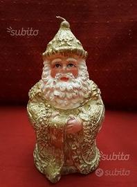 Babbo Natale candela vintage