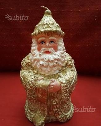 Babbo Natale candela vintage